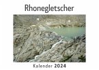 Rhonegletscher (Wandkalender 2024, Kalender DIN A4 quer, Monatskalender im Querformat mit Kalendarium, Das perfekte Geschenk)