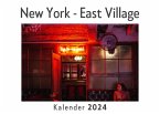 New York - East Village (Wandkalender 2024, Kalender DIN A4 quer, Monatskalender im Querformat mit Kalendarium, Das perfekte Geschenk)