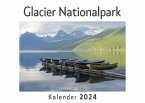 Glacier Nationalpark (Wandkalender 2024, Kalender DIN A4 quer, Monatskalender im Querformat mit Kalendarium, Das perfekte Geschenk)