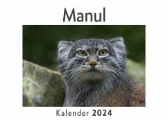Manul (Wandkalender 2024, Kalender DIN A4 quer, Monatskalender im Querformat mit Kalendarium, Das perfekte Geschenk) - Müller, Anna