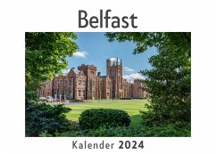 Belfast (Wandkalender 2024, Kalender DIN A4 quer, Monatskalender im Querformat mit Kalendarium, Das perfekte Geschenk) - Müller, Anna