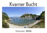 Kvarner Bucht (Wandkalender 2024, Kalender DIN A4 quer, Monatskalender im Querformat mit Kalendarium, Das perfekte Geschenk)