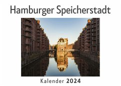 Cover Hamburger Speicherstadt (Wandkalender 2024, Kalender DIN A4 quer, Monatskalender im Querformat mit Kalendarium, Das perfekte Geschenk)