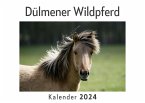 Dülmener Wildpferd (Wandkalender 2024, Kalender DIN A4 quer, Monatskalender im Querformat mit Kalendarium, Das perfekte Geschenk)
