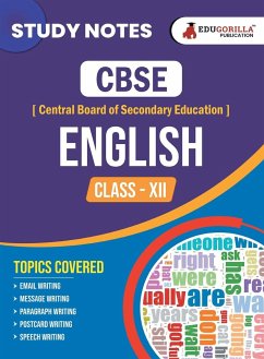 CBSE (Central Board of Secondary Education) Class XII Science - English Topic-wise Notes   A Complete Preparation Study Notes with Solved MCQs - Edugorilla Prep Experts