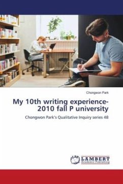 My 10th writing experience-2010 fall P university - Park, Chongwon