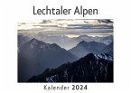Lechtaler Alpen (Wandkalender 2024, Kalender DIN A4 quer, Monatskalender im Querformat mit Kalendarium, Das perfekte Geschenk)