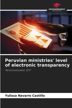 Peruvian ministries' level of electronic transparency - Navarro Castillo, Yulissa