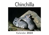 Chinchilla (Wandkalender 2024, Kalender DIN A4 quer, Monatskalender im Querformat mit Kalendarium, Das perfekte Geschenk)