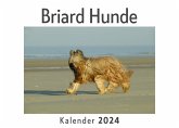 Briard Hunde (Wandkalender 2024, Kalender DIN A4 quer, Monatskalender im Querformat mit Kalendarium, Das perfekte Geschenk)