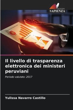 Il livello di trasparenza elettronica dei ministeri peruviani - Navarro Castillo, Yulissa