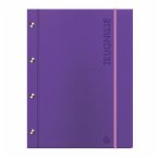 Trötsch Zeugnismappe A4 mit Buchschrauben lila