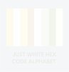JUST WHITE HEX CODE ALPHABET - Bild 1
