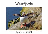 Westfjorde (Wandkalender 2024, Kalender DIN A4 quer, Monatskalender im Querformat mit Kalendarium, Das perfekte Geschenk)
