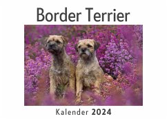 Border Terrier (Wandkalender 2024, Kalender DIN A4 quer, Monatskalender im Querformat mit Kalendarium, Das perfekte Geschenk) - Müller, Anna