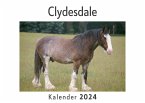Clydesdale (Wandkalender 2024, Kalender DIN A4 quer, Monatskalender im Querformat mit Kalendarium, Das perfekte Geschenk)