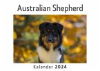 Australian Shepherd (Wandkalender 2024, Kalender DIN A4 quer, Monatskalender im Querformat mit Kalendarium, Das perfekte Geschenk)