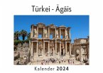 Türkei - Ägäis (Wandkalender 2024, Kalender DIN A4 quer, Monatskalender im Querformat mit Kalendarium, Das perfekte Geschenk)