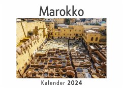 Cover Marokko (Wandkalender 2024, Kalender DIN A4 quer, Monatskalender im Querformat mit Kalendarium, Das perfekte Geschenk)