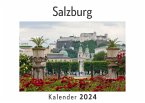 Salzburg (Wandkalender 2024, Kalender DIN A4 quer, Monatskalender im Querformat mit Kalendarium, Das perfekte Geschenk)
