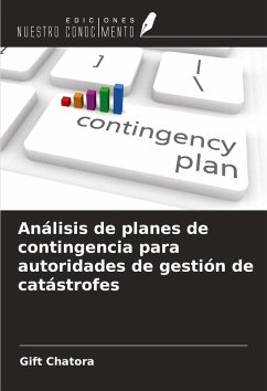 Cover Análisis de planes de contingencia para autoridades de gestión de catástrofes