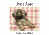 Lhasa Apso (Wandkalender 2024, Kalender DIN A4 quer, Monatskalender im Querformat mit Kalendarium, Das perfekte Geschenk)