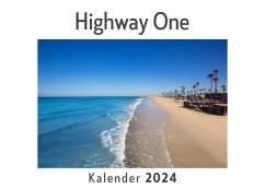 Highway One (Wandkalender 2024, Kalender DIN A4 quer, Monatskalender im Querformat mit Kalendarium, Das perfekte Geschenk) - Müller, Anna