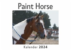 Paint Horse (Wandkalender 2024, Kalender DIN A4 quer, Monatskalender im Querformat mit Kalendarium, Das perfekte Geschenk) - Müller, Anna