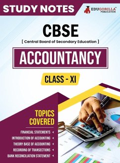 CBSE (Central Board of Secondary Education) Class XI Commerce - Accountancy Topic-wise Notes   A Complete Preparation Study Notes with Solved MCQs - Edugorilla Prep Experts