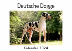 Deutsche Dogge (Wandkalender 2024, Kalender DIN A4 quer, Monatskalender im Querformat mit Kalendarium, Das perfekte Geschenk) - Müller, Anna