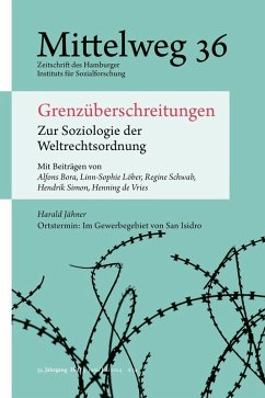 Cover Grenzüberschreitungen. Zur Soziologie der Weltrechtsordnung