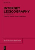 Internet Lexicography Internet Lexicography