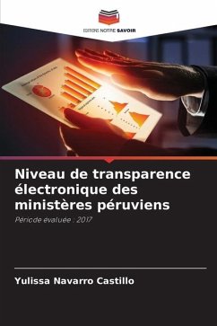 Niveau de transparence électronique des ministères péruviens - Navarro Castillo, Yulissa