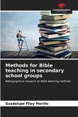 Methods for Bible teaching in secondary school groups