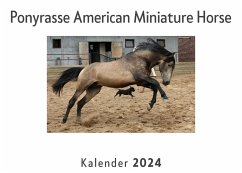 Ponyrasse American Miniature Horse (Wandkalender 2024, Kalender DIN A4 quer, Monatskalender im Querformat mit Kalendarium, Das perfekte Geschenk) - Müller, Anna