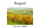 Burgund (Wandkalender 2024, Kalender DIN A4 quer, Monatskalender im Querformat mit Kalendarium, Das perfekte Geschenk)