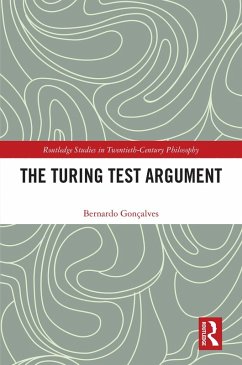 The Turing Test Argument (eBook, ePUB) - Gonçalves, Bernardo