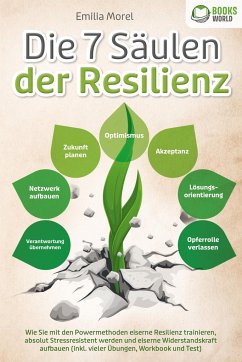 Die 7 Säulen der Resilienz: Wie Sie mit den Powermethoden eiserne Resilienz trainieren, absolut Stressresistent werden und eiserne Widerstandskraft aufbauen (inkl. vieler Übungen, Workbook und Test) - Morel, Emilia