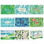 Nature Watercolors, 40 Thank You Cards with Envelopes