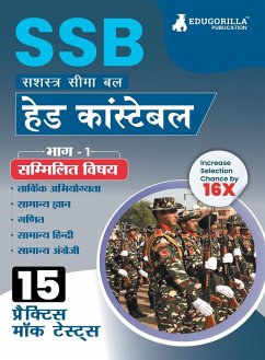 SSB Head Constable Book 2023 (Hindi Edition) - 15 Full Length Mock Tests with Free Access to Online Tests - Edugorilla Prep Experts