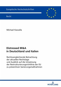 Distressed M&A in Deutschland und Italien - Kawalla, Michael