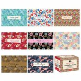 Chiyogami, 40 Thank You Cards with Envelopes Chiyogami, 40 Thank You Cards with Envelopes