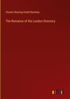 The Romance of the London Directory