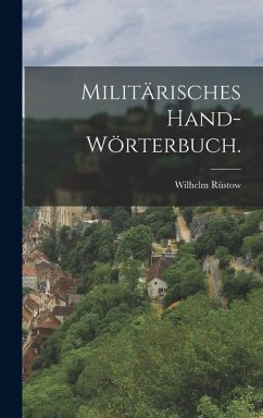 Cover Militärisches Hand-Wörterbuch.