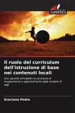 Il ruolo del curriculum dell'istruzione di base nei contenuti locali