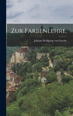 Cover Zur Farbenlehre.