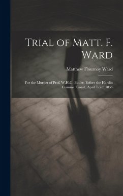 Cover Trial of Matt. F. Ward
