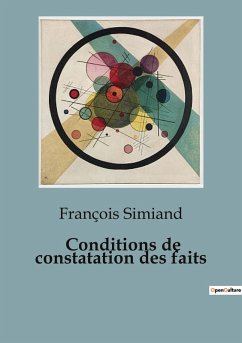 Cover Conditions de constatation des faits