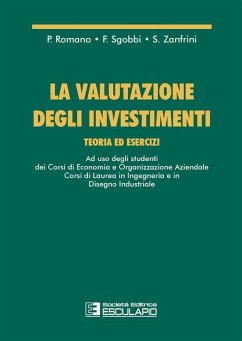 Cover La valutazione degli investimenti. Teoria ed esercizi (eBook, ePUB)