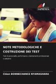 NOTE METODOLOGICHE E COSTRUZIONE DEI TEST